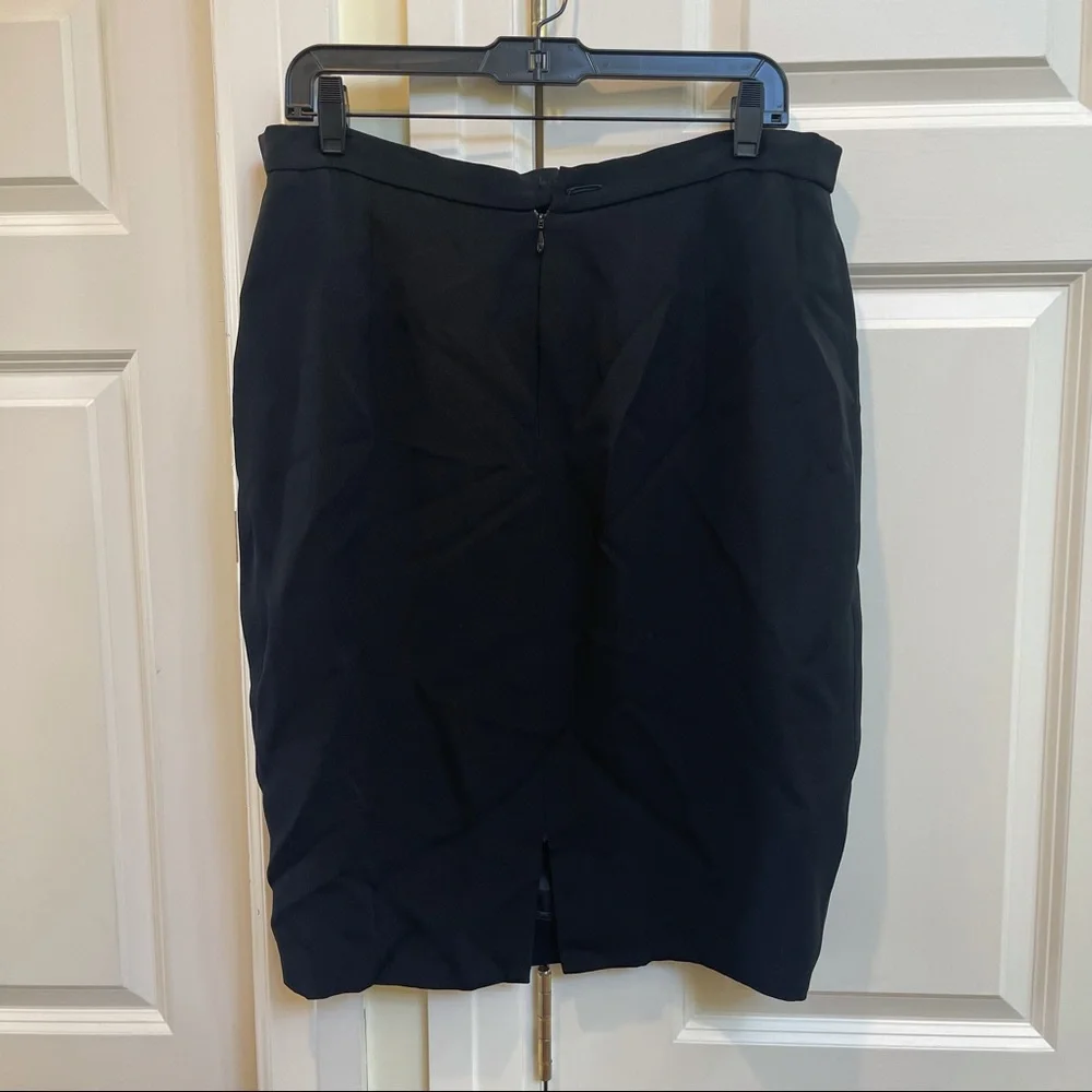 Genny Cro Vintage Black Pencil Skirt - Picture 7 of 8